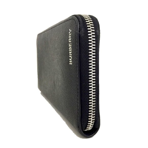 BURBERRY Logo Leather Zippy Zip Around Long Wallet /1E8424 - Picture 3 of 8